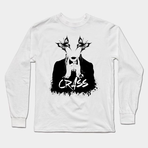 Crass Long Sleeve T-Shirt by kirilam